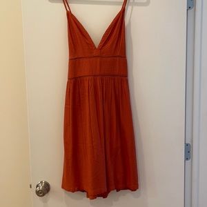 Rust orange never worn roxy dress